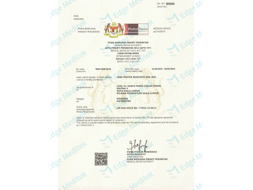 MDA Establishment License
