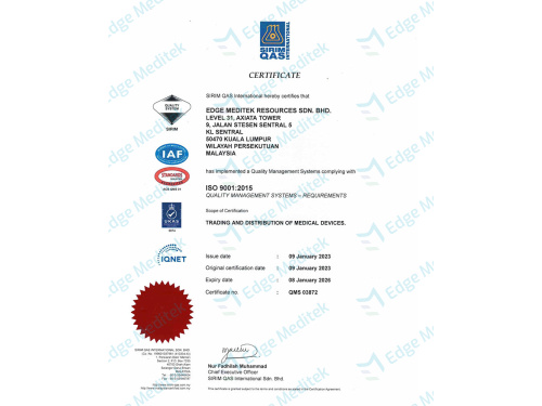 SIRIM ISO 9001:2015